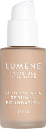 Lumene Invisible Illumination Spf30 Vegan Collagen Serum In Foundation 30Ml Odcień 2