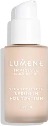 Lumene Invisible Illumination Spf30 Vegan Collagen Serum In Foundation 30Ml Odcień 0