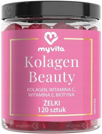 Myvita Żelki Naturalne Kolagen Beauty 120szt.
