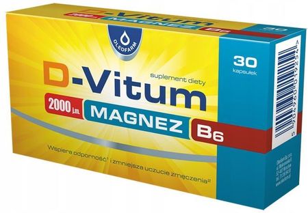 Oleofarm D-Vitum 2000 J.M. Magnez B6 30kaps.