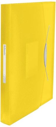 Esselte Vivida - Document Wallet - For A4 - Capacity: 300 Sheets - Tabbed - Vivid Yellow (624020)