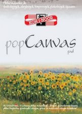 Koh-i-noor Płótno malarskie w bloku "POP CANVAS" - A3, 280g. 10 arkuszy - najlepsze Podobrazia bloki i papiery
