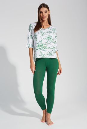 Zielona piżama damska z legginsami Gatta Alexa rozmiar XL