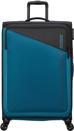 Walizka duża poszerzana American Tourister Daring Dash EXP - black / blue