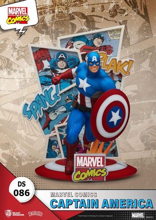 Beast Kingdom Toys Marvel Comics D-Stage PVC Diorama Captain America 16cm