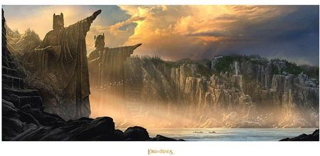 Weta Collectibles Lord of the Rings Art Print The Argonath