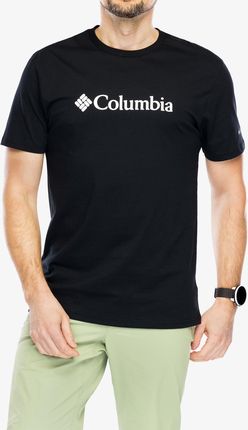 Koszulka bawełniana Columbia CSC Basic Logo S/S Shirt - black