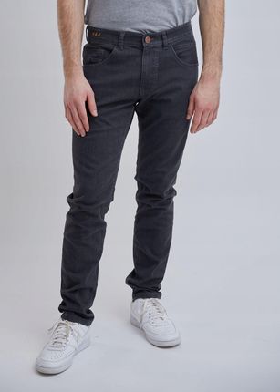 Spodnie jeans męskie Slim Fit ciemnoszare AJ008 42W/34L