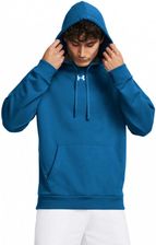 Zdjęcie Męska bluza dresowa nierozpinana z kapturem Under Armour UA Rival Fleece Hoodie - niebieska - Brzesko