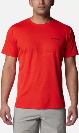 Koszulka męska Columbia CIRQUE RIVER GRAPHIC czerwona 2071925839