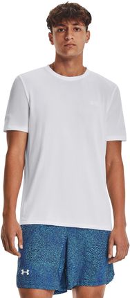Męska Koszulka z krótkim rękawem Under Armour UA Seamless Stride SS 1375692-100 – Biały