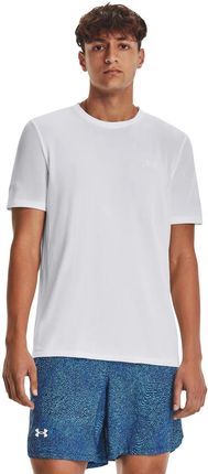 Męska Koszulka z krótkim rękawem Under Armour UA Seamless Stride SS 1375692-100 – Biały