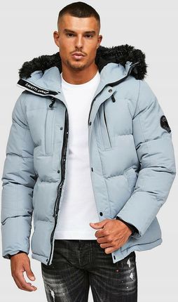 Zavetti Canada Szara Kurtka Z Kapturem Oshawa 2.0 Ien Xtr__m