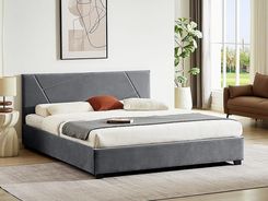 Zdjęcie Signal Łóżko Columbia Velvet 160X200 Kolor Szary Tap.192 - Borek Wielkopolski