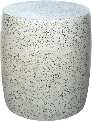 Bigbuy Home Taboret Terrazzo Czarny 40X40X45 Cm