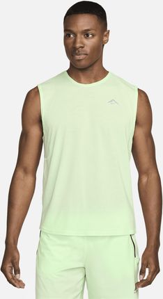 Męska koszulka bez rękawów do biegania Dri-FIT Nike Solar Chase - Zieleń