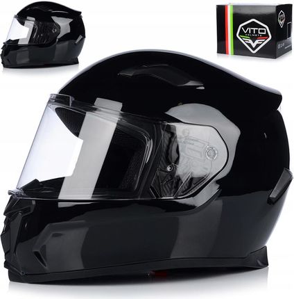 Vito Helmets Duomo Shine Black Integralny Czarny Połysk