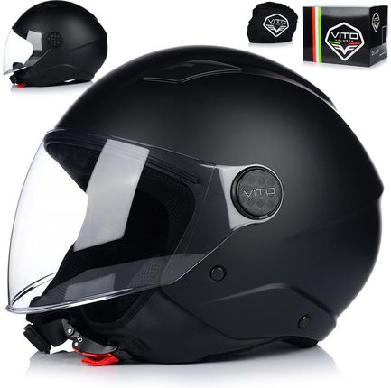 Vito Helmets Otwarty Uno Czarny Mat Ece 22.06