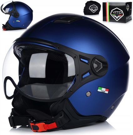 Vito Helmets Otwarty Moda Retro Blue Ece 22.06
