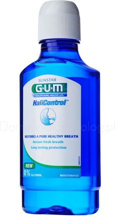 GUM HaliControl Płyn do płukania na nieświeży oddech halitozę 300ml