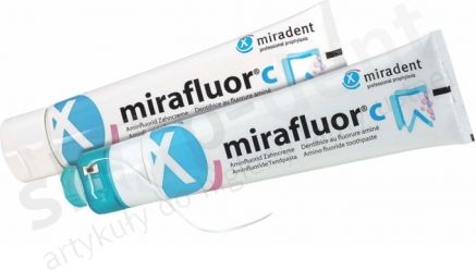 Miradent Mirafluor C 2in1 - Pasta i nić do higieny jamy ustnej 100ml