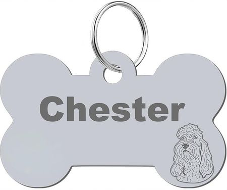 Adresówka Dla Psa Grand Basset Griffon Vendéen 30X50Mm Grawer 