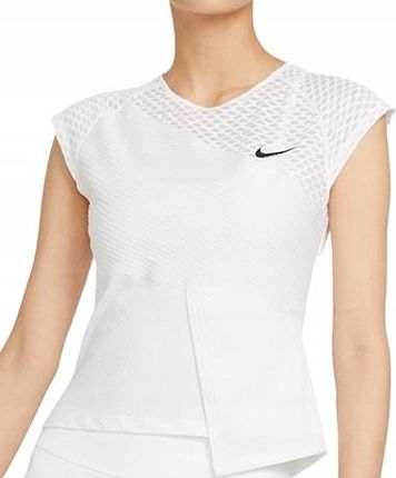Damski T-Shirt Tenisowy Nike Court Dri-Fit Advanced DJ6567100 S
