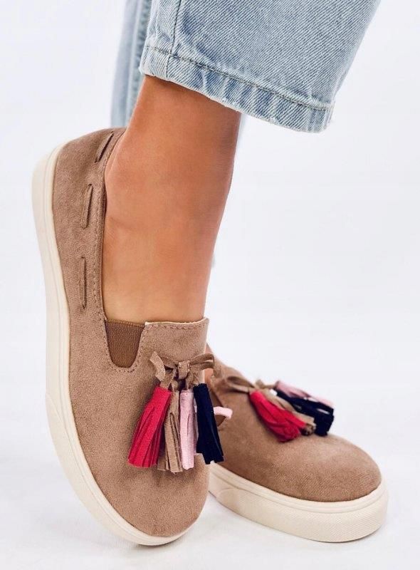 Kupdzisiajbuty Trampki Z Frędzlami Salma Khaki 39 Ceny i opinie