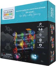 Zdjęcie Cleverclixx - Klocki magnetyczne Ball Run Dazzling Lights Pack Intense - 100 el. - Oleśnica