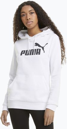 Puma Bluza Damska Essentials Logo Hoodie Tr White