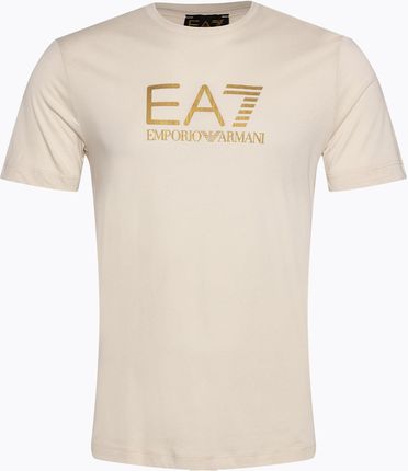 Ea7 Emporio Armani Koszulka Męska Train Gold Label Tee Pima Big Logo Rainy Day