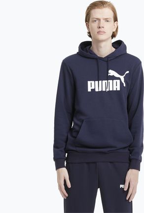 Puma Bluza Męska Essentials Big Logo Hoodie Tr Peacoat