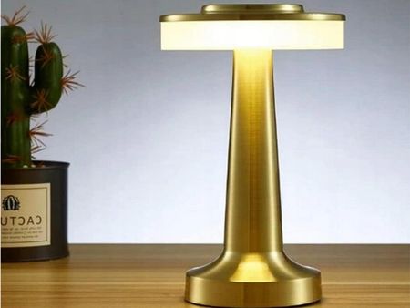 Lampka nocna stołowa dotykowa lampa 3 stopniowa do sypialni bezprzewodowa - zdjęcie 2
