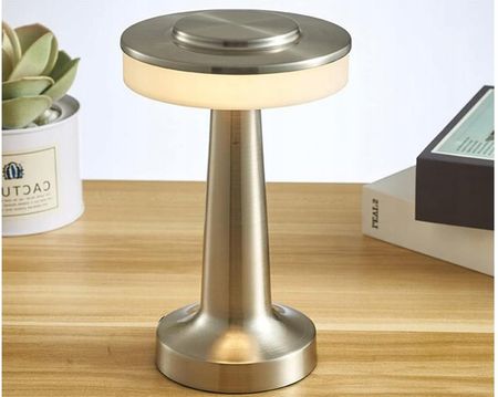 Lampka nocna stołowa dotykowa lampa 3 stopniowa do sypialni bezprzewodowa - zdjęcie 5