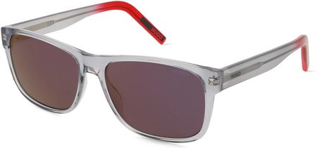 HUGO HG 1260/S Męskie okulary przeciwsłoneczne, Oprawka: Acetat, szary