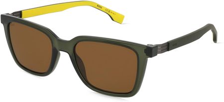 BOSS 1574/S Męskie okulary przeciwsłoneczne, Oprawka: Tworzywo sztuczne, zielony