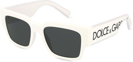 Dolce & Gabbana 0DG6184 Męskie okulary przeciwsłoneczne, Oprawka: Acetat, biały