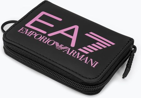 Portfel EA7 Emporio Armani Train Zip Around black/cyclamen | WYSYŁKA W 24H | 30 DNI NA ZWROT