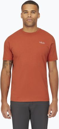 Koszulka męska Rab Stance Mountain Peak red clay | WYSYŁKA W 24H | 30 DNI NA ZWROT