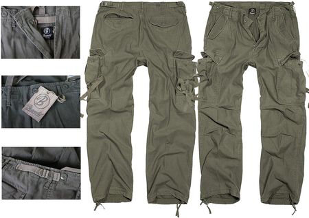 Spodnie M65 Tactical Vintage Bojówki Brandit Asg S