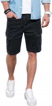 Spodenki męskie jeansowe grafitowe W362 XL