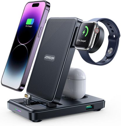 Joyroom Stacja Ładująca Do Iphone Airpods Apple Watch 4W1 Składana