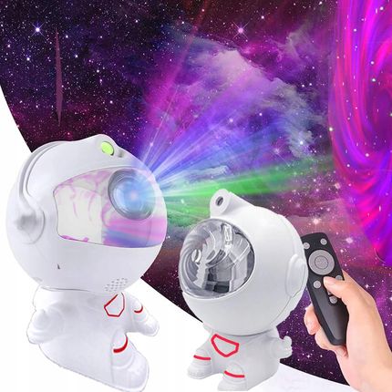 Toys Projektor Gwiazd Astronauta Lampka Nocna Z Rzutnikiem Kosmosu Dla Dzieci
