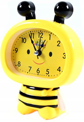 Pszczółka Żółty Budzik Dla Dzieci Zegar Głośny Alarm