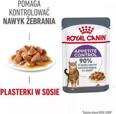 Royal Canin Appetite Control Gravy Mokra Karma Dla Dorosłych Kotów Z Nadmiernym Apetytem 44X85G
