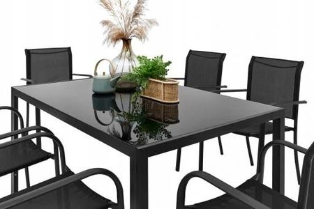 Garden-Mat Zestaw Mebli Ogrodowych Na Taras Stół + 6 Krzeseł Mebleogrodowe