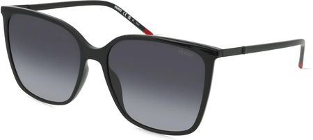 HUGO HG 1275/S Damskie okulary przeciwsłoneczne, Oprawka: Tworzywo sztuczne, czarny