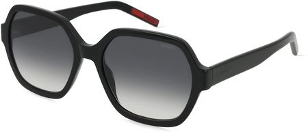 HUGO HG 1265/S Damskie okulary przeciwsłoneczne, Oprawka: Acetat, czarny