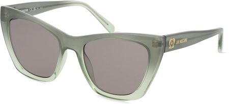 MOSCHINO MOL070/S Damskie okulary przeciwsłoneczne, Oprawka: Tworzywo sztuczne, zielony