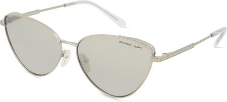MICHAEL KORS MK1140 Damskie okulary przeciwsłoneczne, Oprawka: Metal, srebrny